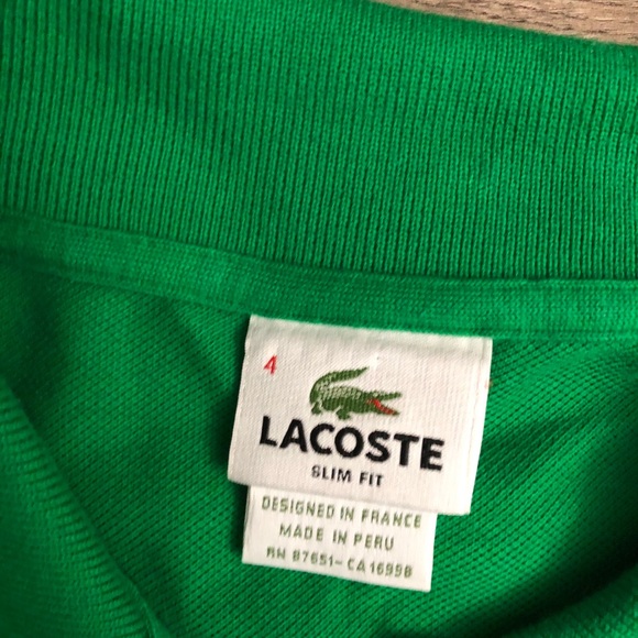 2 Lacoste polos - Picture 3 of 8